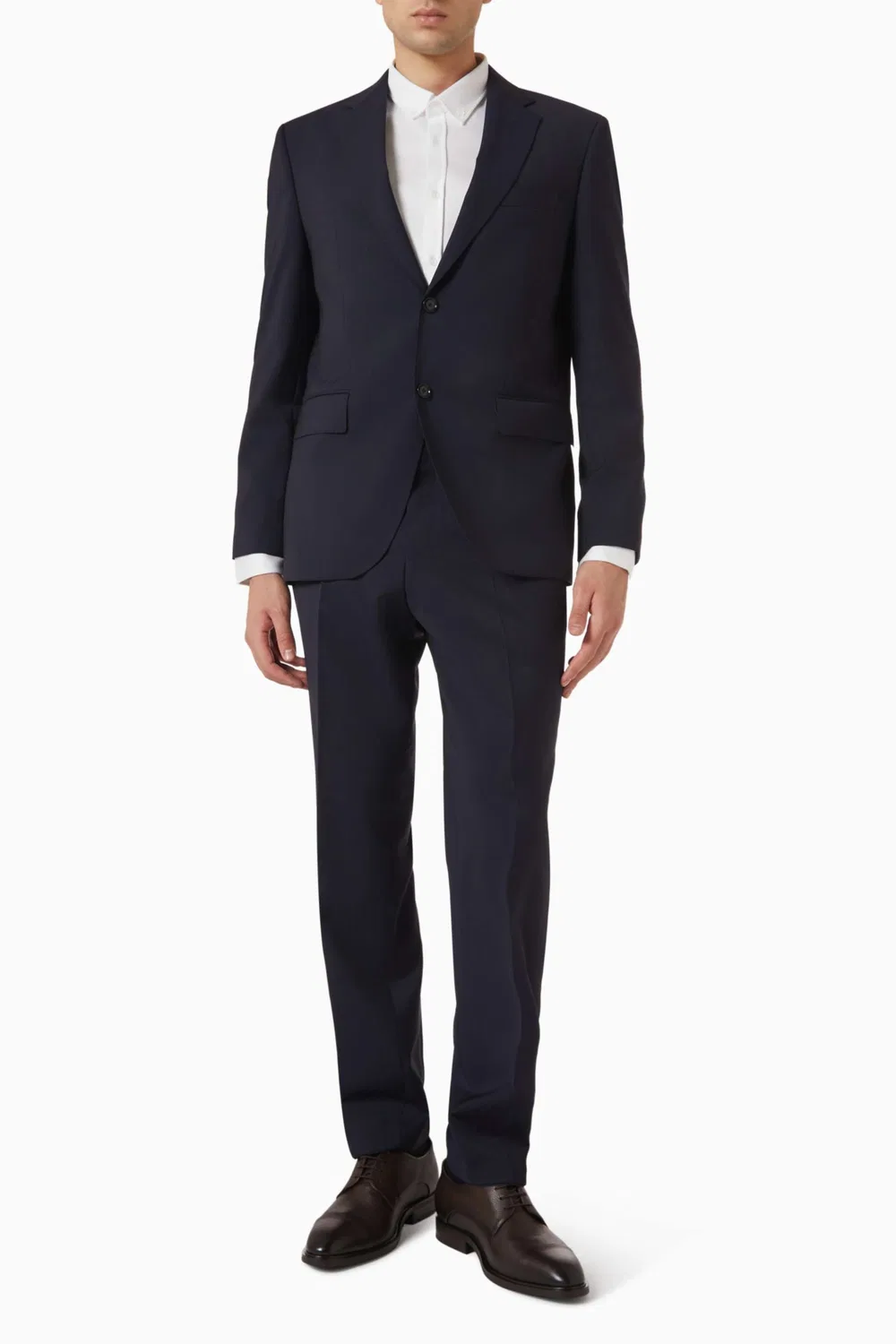 Костюм-двойка Regular-fit из шерсти Virgin Wool BOSS — фото 2