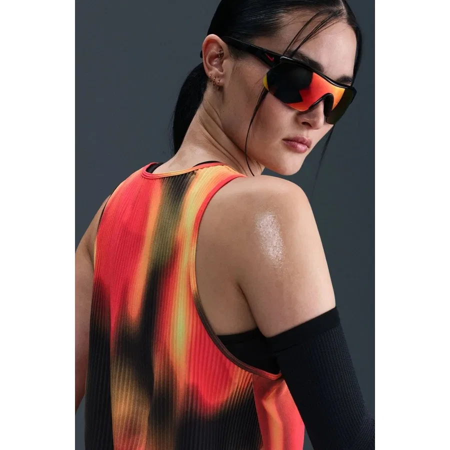 Женский топ-кроп без рукавов Dri Fit Adv Art Crop Womens Tank Red Nike, Красный — фото 2