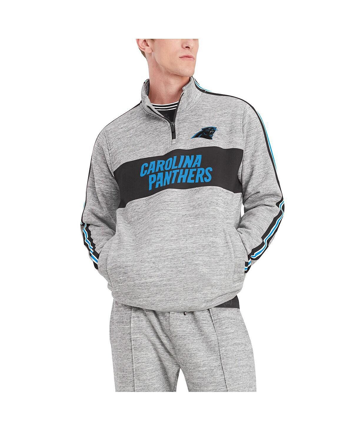 

Мужская серая куртка с застежкой-молнией на четверть молнии Carolina Panthers Mario Tommy Hilfiger, Серый, Мужская серая куртка с застежкой-молнией на четверть молнии Carolina Panthers Mario Tommy Hilfiger