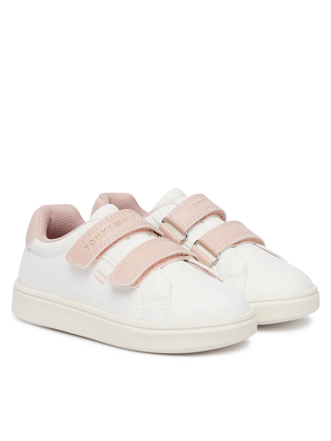 Кроссовки для девочки Low Cut Velcro Sneaker Tommy Hilfiger, кремовый — фото 2