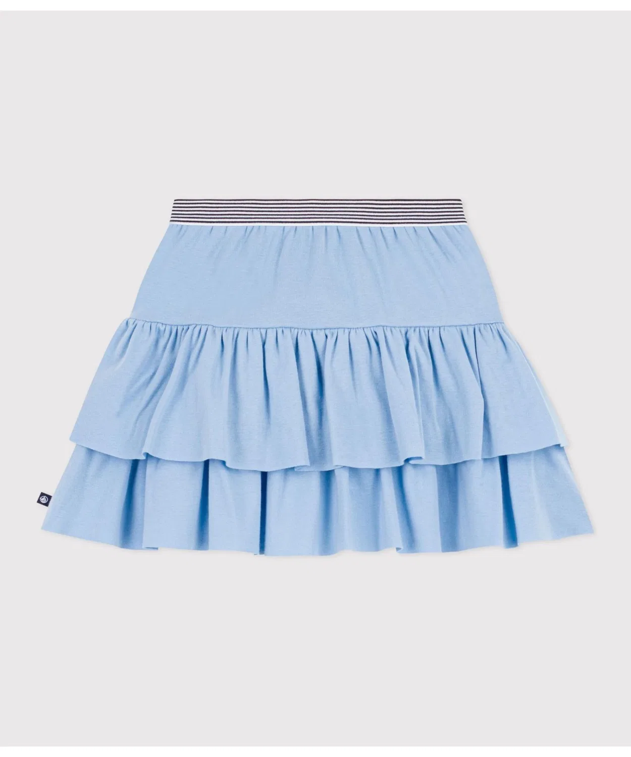 Детская юбка с рюшами PETIT BATEAU, Light Blue — фото 2