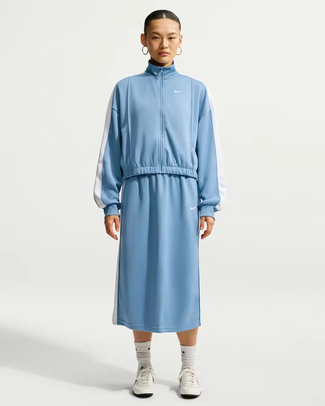 Женская спортивная куртка Nike Sportswear, Work Blue/White/Sail — фото 4