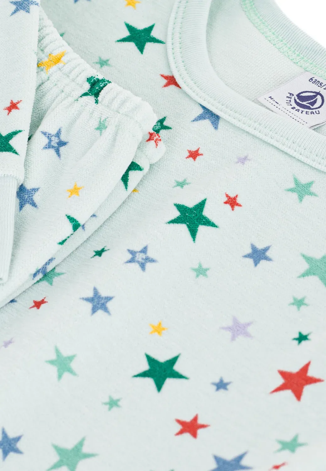 Комплект - пижамный комплект Petit Bateau, Spray Multico — фото 4
