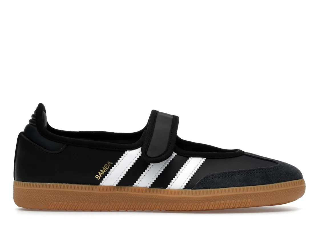 Детские кроссовки Lifestyle с классическим дизайном Adidas Samba Jane, Core Black/Carbon/Footwear White