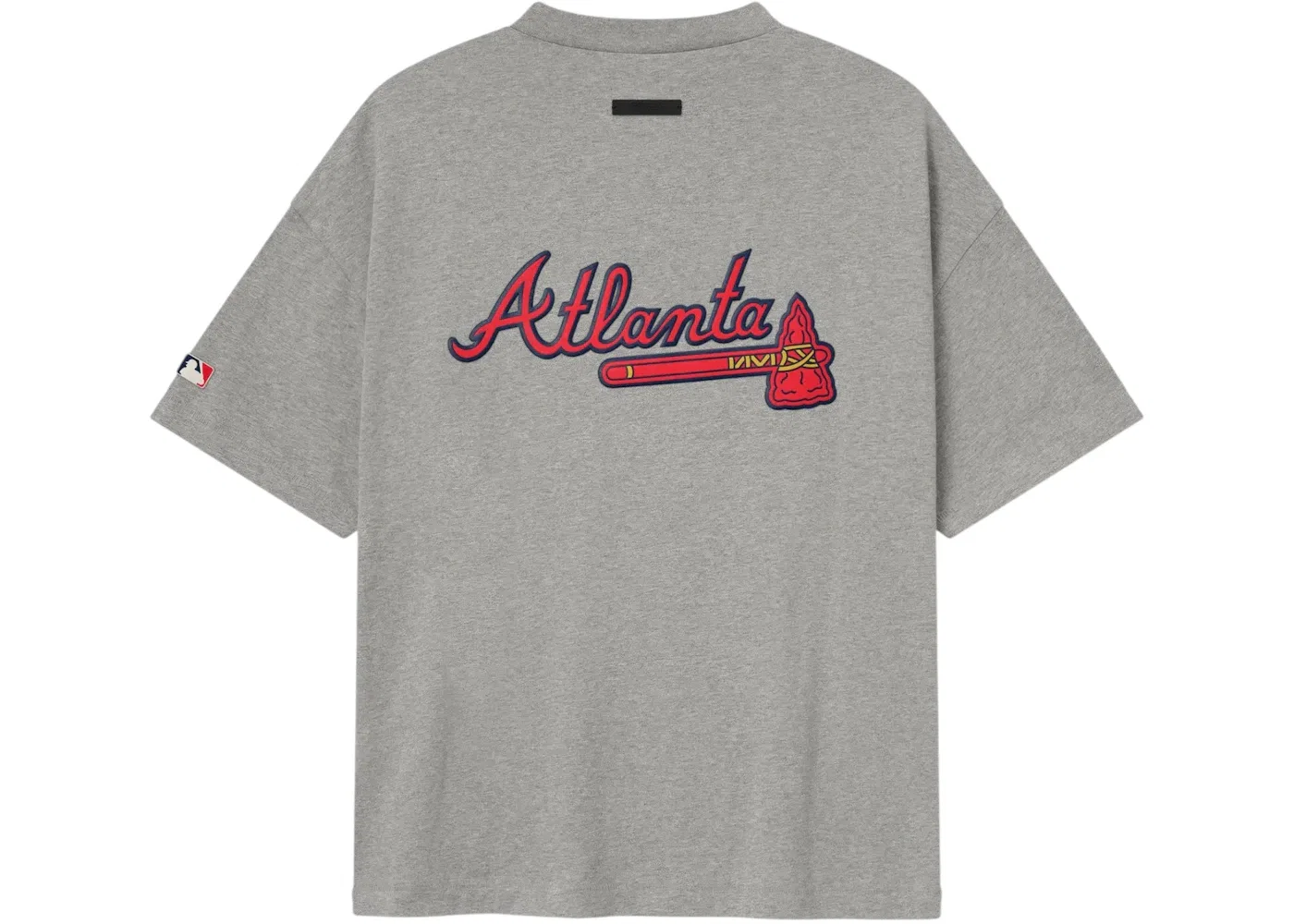 Мужская футболка с принтом Braves 90's Tee Fear of God, Dark Heather — фото 2
