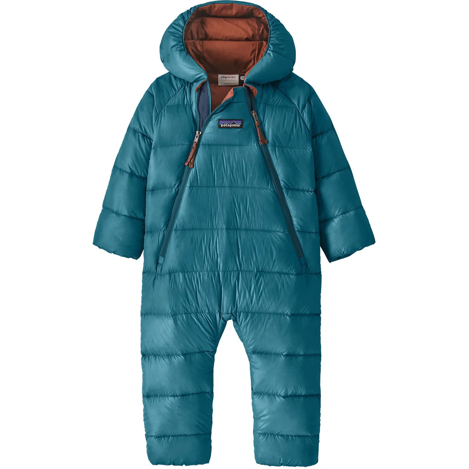 Комбинезон-боди утепленный с капюшоном Hi-Loft Down Sweater Bunting Patagonia, Glacial Blue
