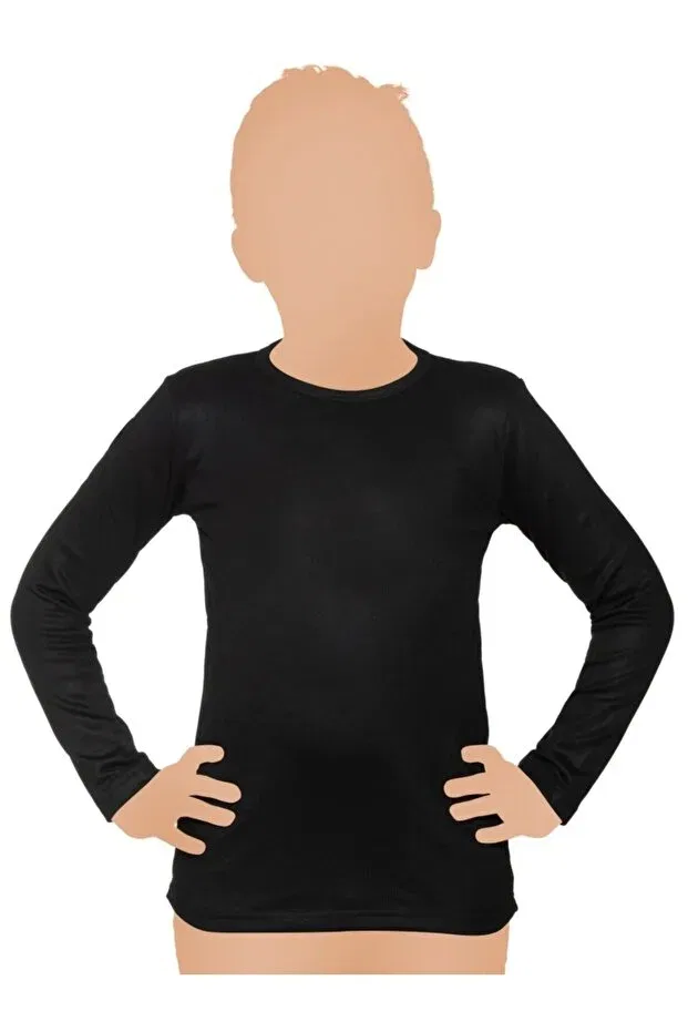 Детская термофутболка для мальчиков Gümüş, Black