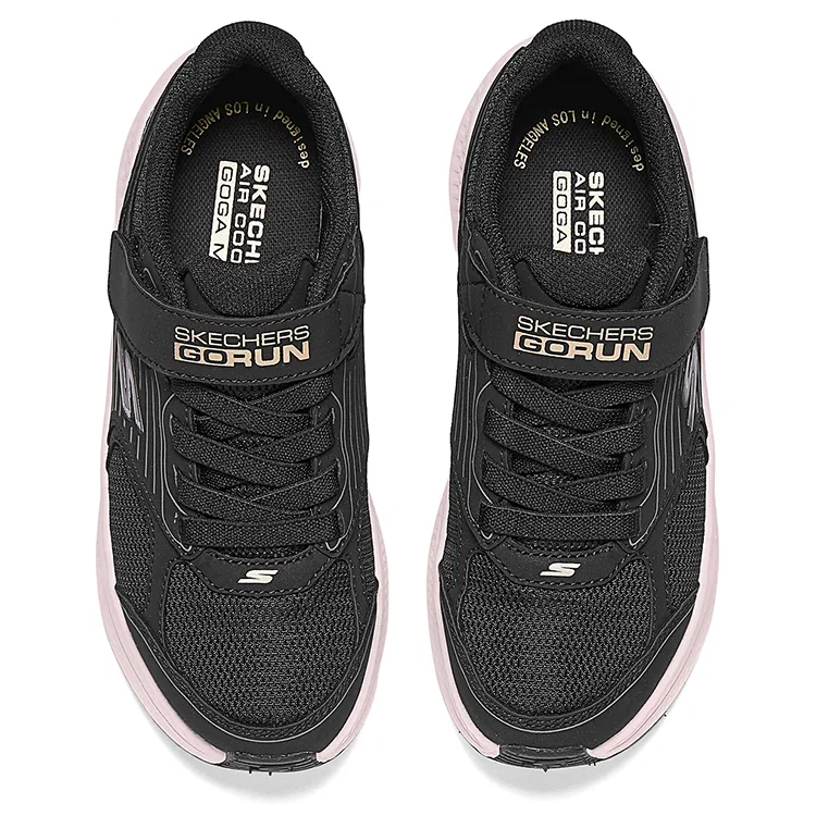 Детские кроссовки с амортизацией Skechers Kids, Black/Rose Gold — фото 4