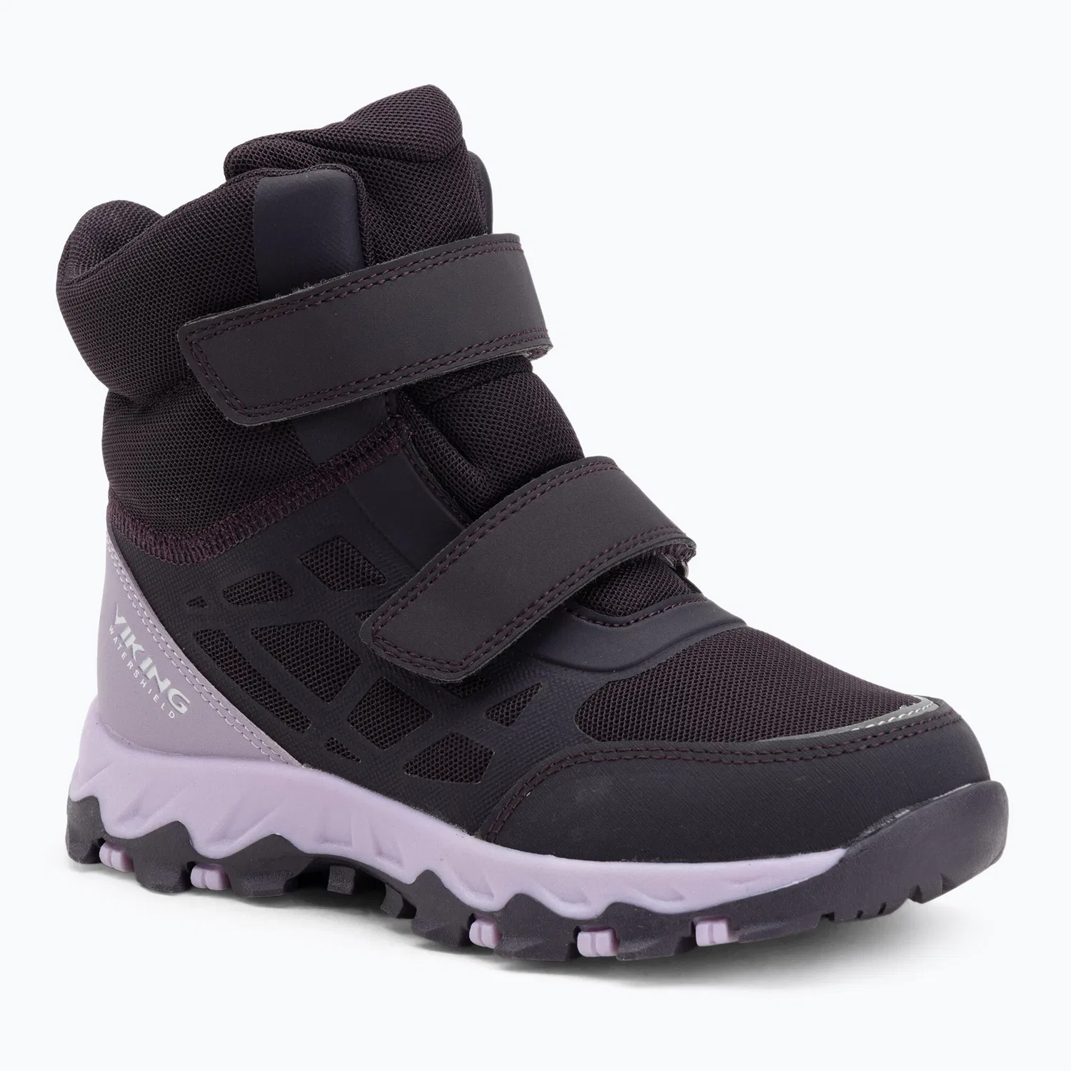 Детские утепленные водонепроницаемые ботинки Track Warm Waterproof 2V Viking, Violet