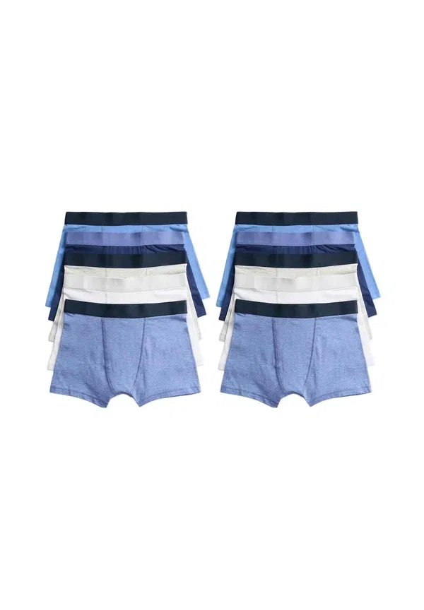 Комплект трусов 10 шт, облегающие, 10 pack - trunks, Marks & Spencer, темно-синий Mix