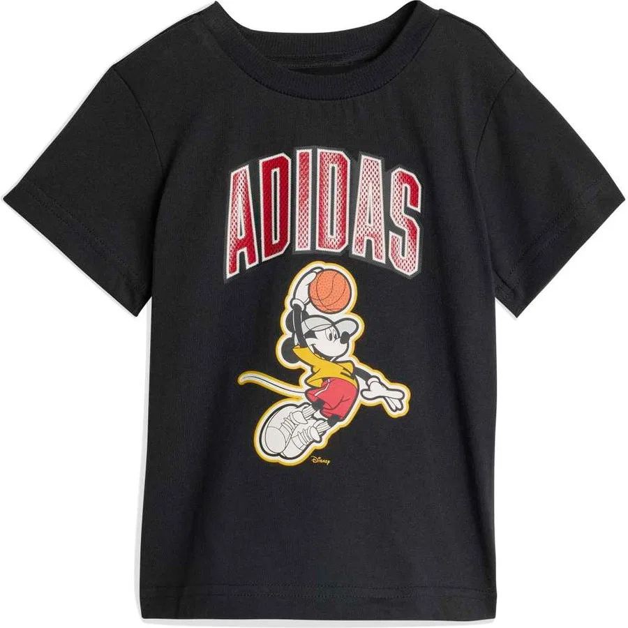 Детский спортивный комплект из двух предметов Disney Mickey Mouse adidas, Оранжевый/Темно-синий — фото 2