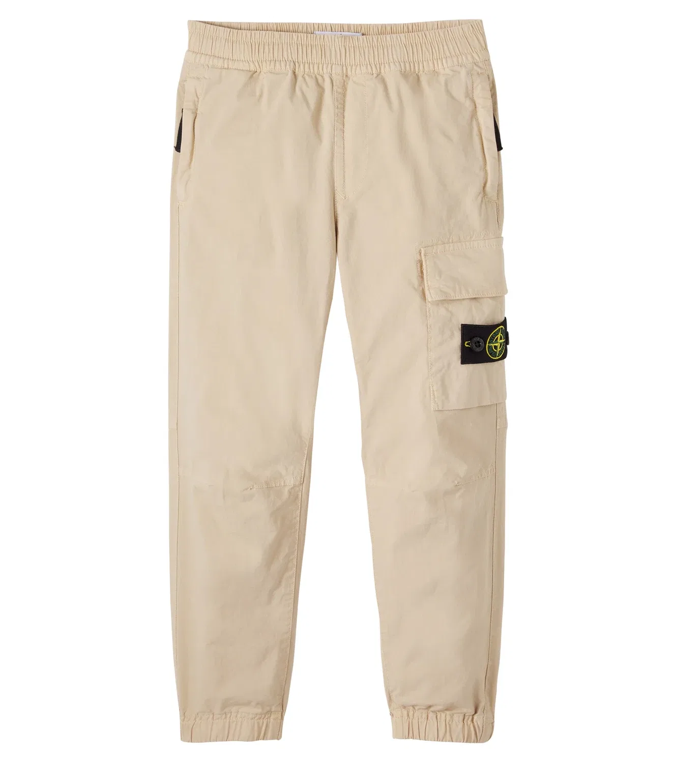 Брюки карго из смесового хлопка Stone Island Junior, бежевый