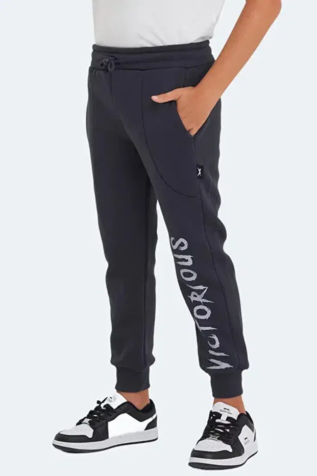 Детские спортивные брюки для мальчиков с принтом Slazenger, Dark Gray — фото 2