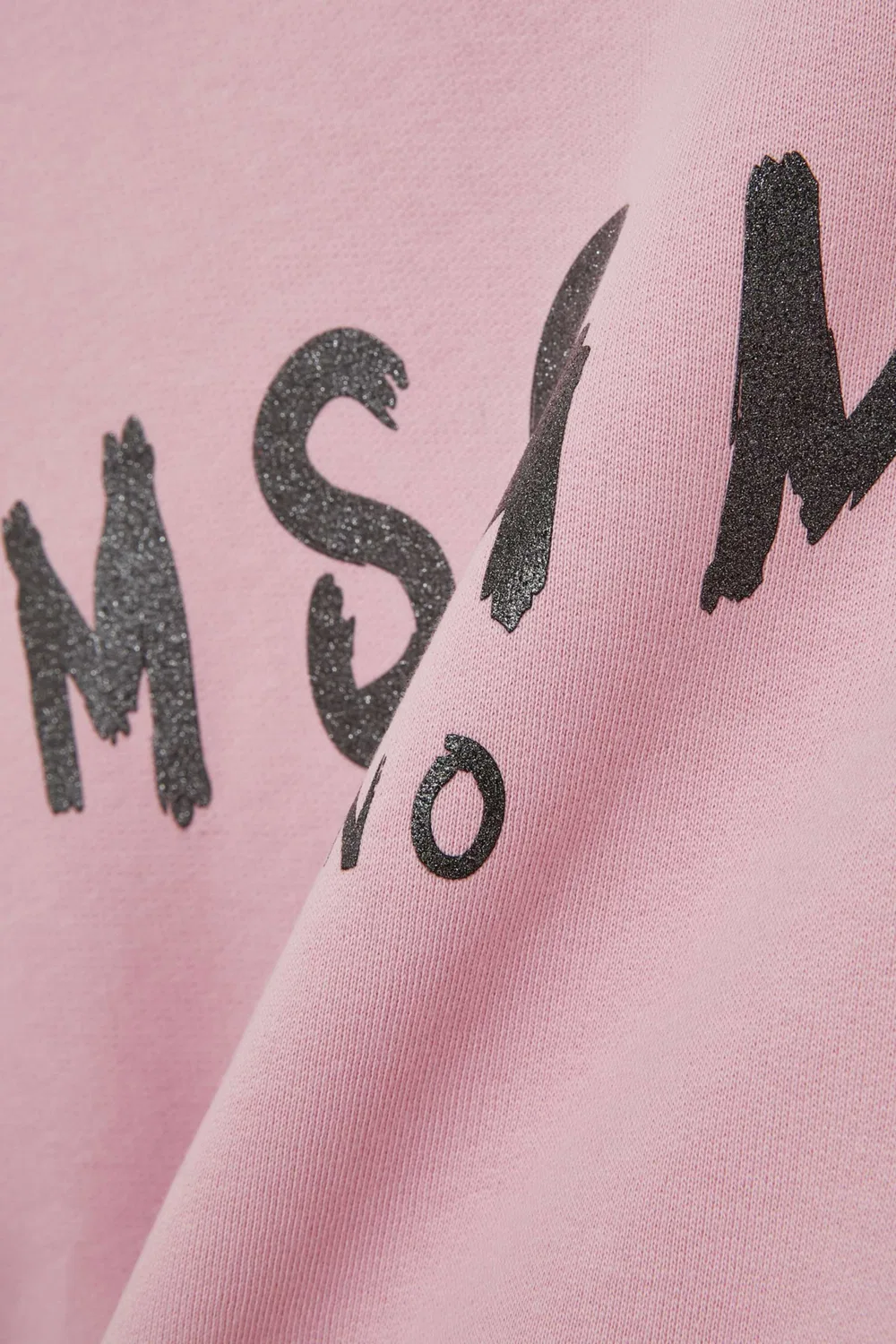 Свитшот с логотипом MSGM, розовый — фото 3