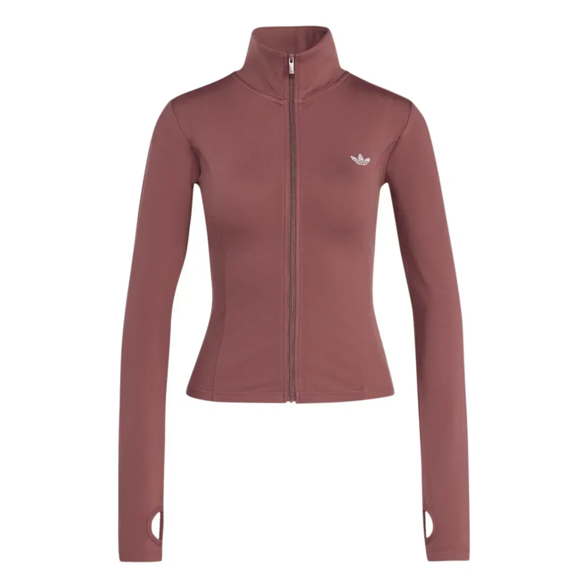 Женская толстовка с длинным рукавом Trefoil Essentials adidas, Цвет Burdeos