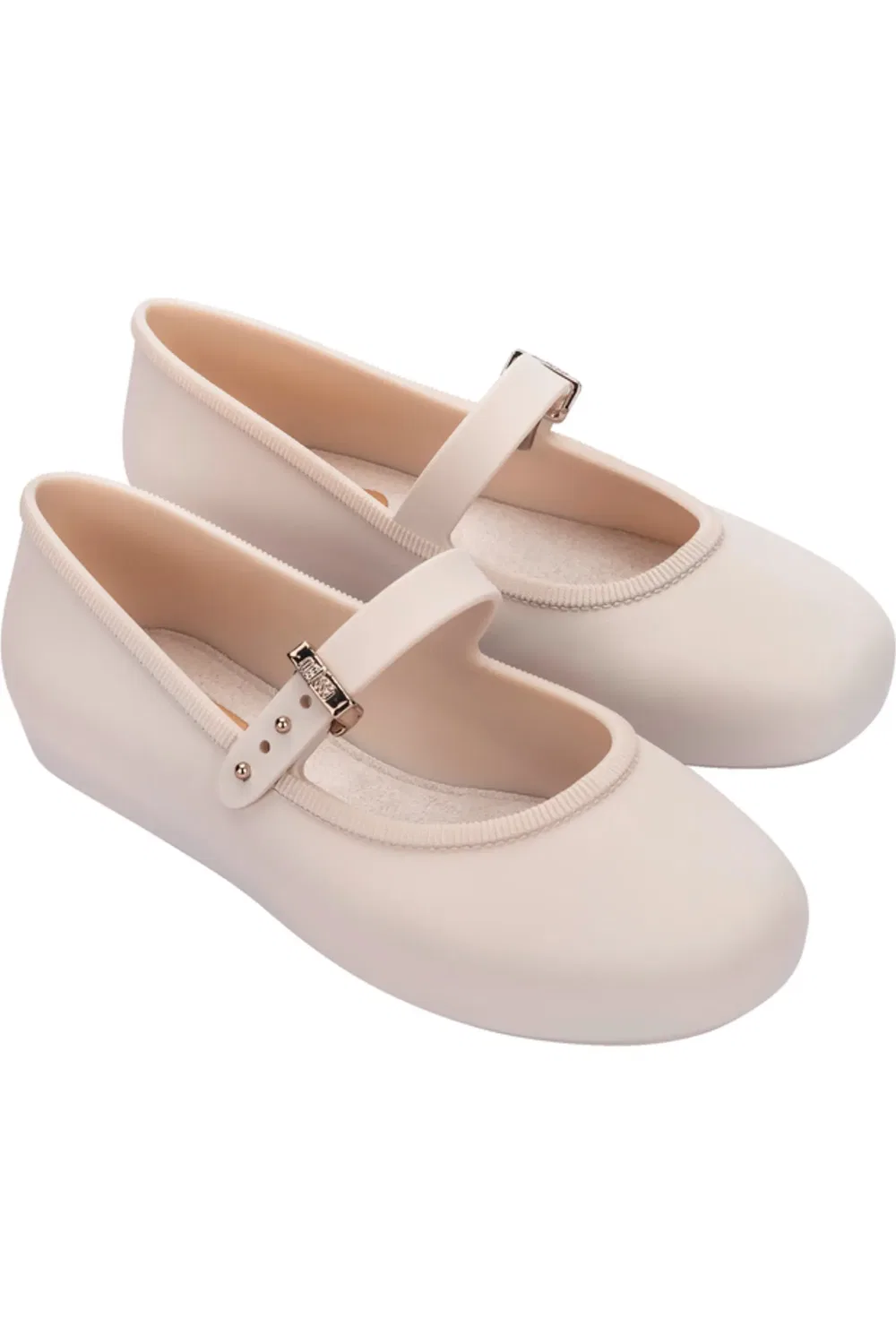 Детские балетки водонепроницаемые Soft Ballerina Mary Jane Mini Melissa, бежевый