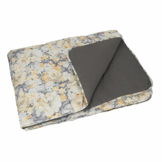 

Плед Vallesusa Amelie Furnishing In Alba Microfiber 135×190, бежевый/серый