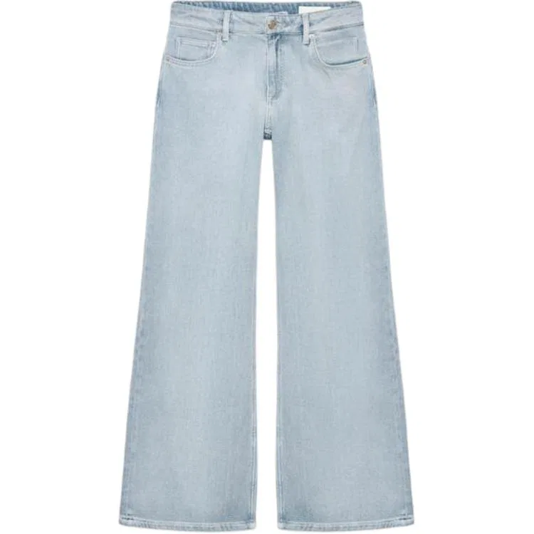 Женские джинсы с широкими штанинами Medium Blue ZARA, Medium Blue