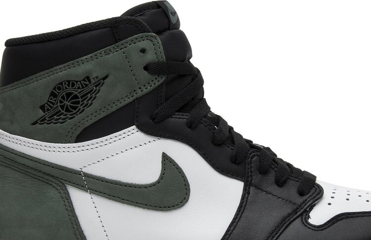 Кроссовки Air Jordan 1 Retro High OG Clay Green, зеленый — фото 2