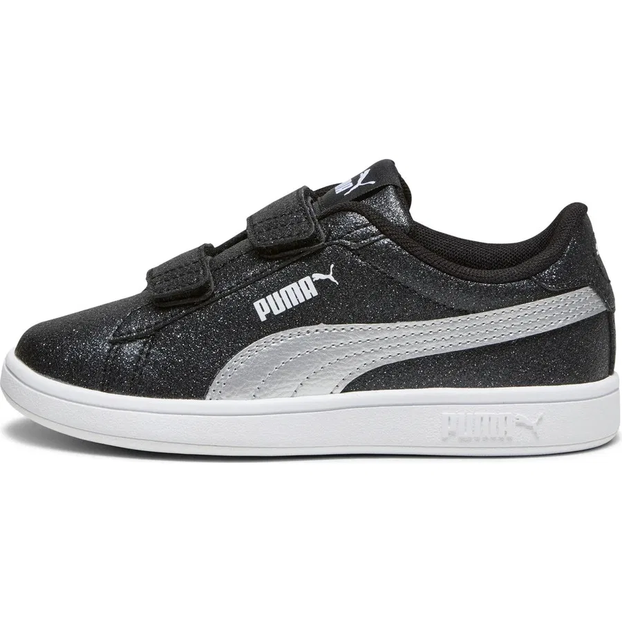Детские кроссовки с блестками Smash 3.0 Glitz Glam Puma