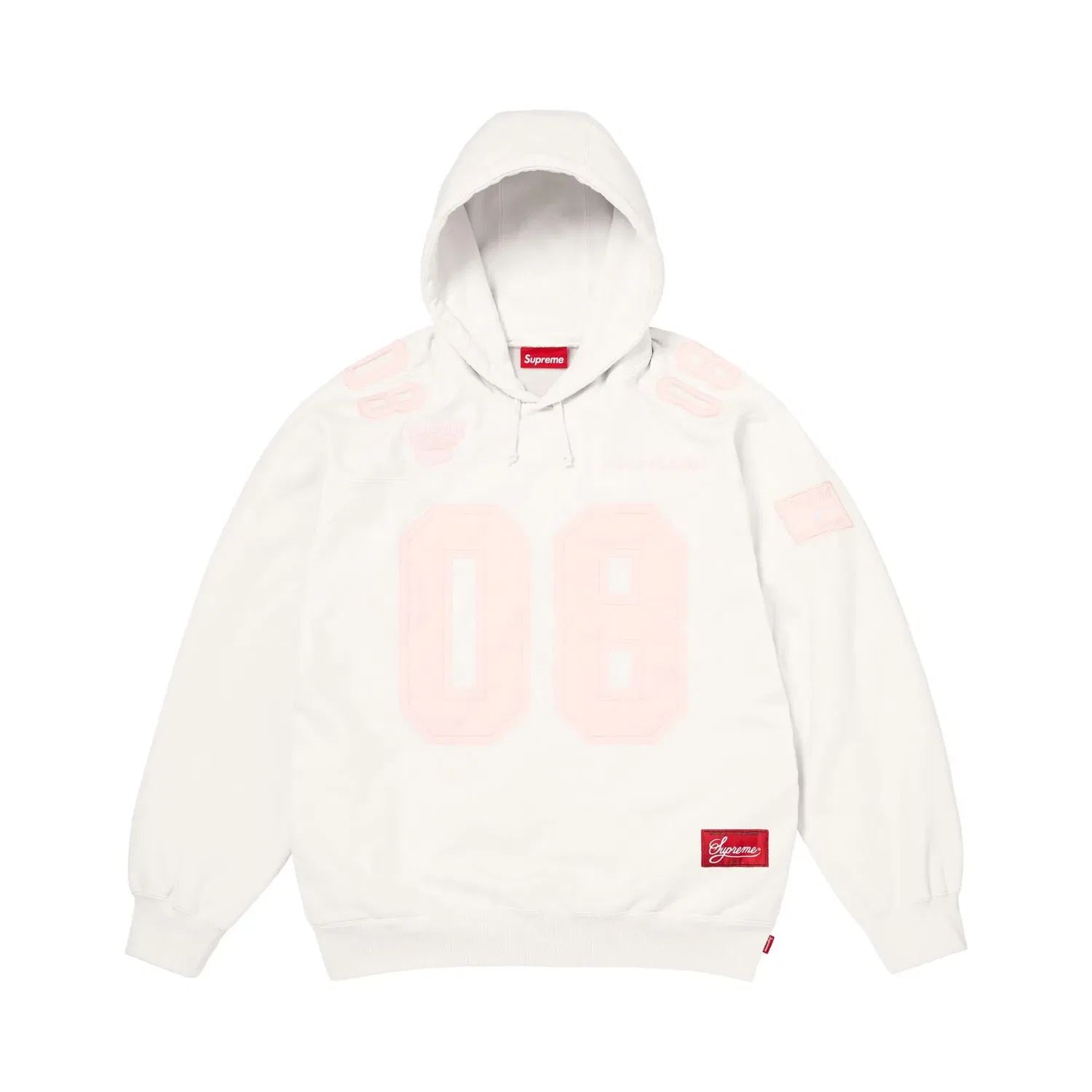 Толстовка Supreme Jersey с капюшоном, белый