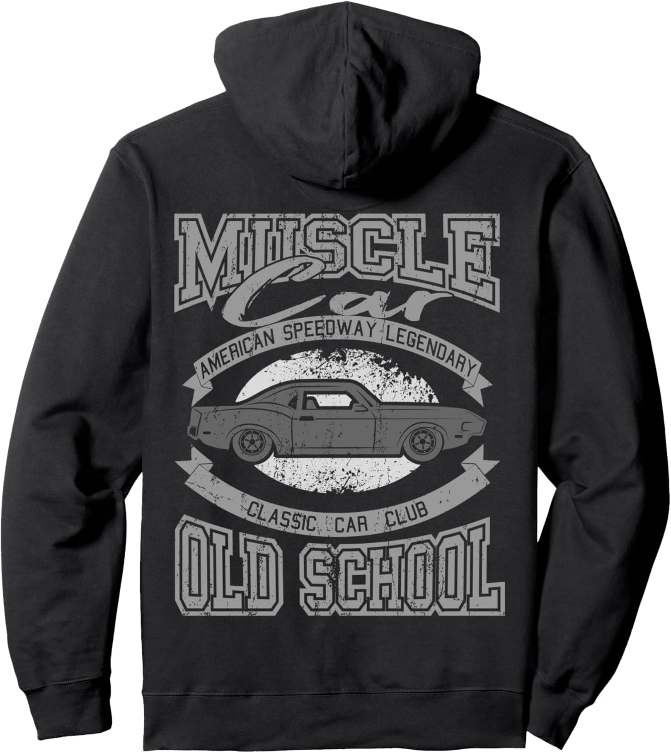 

Мужская толстовка с капюшоном в стиле классического винтажного автомобиля Muscle Car. Подарок Classic Car Shirts Street Racing Apparel, черный