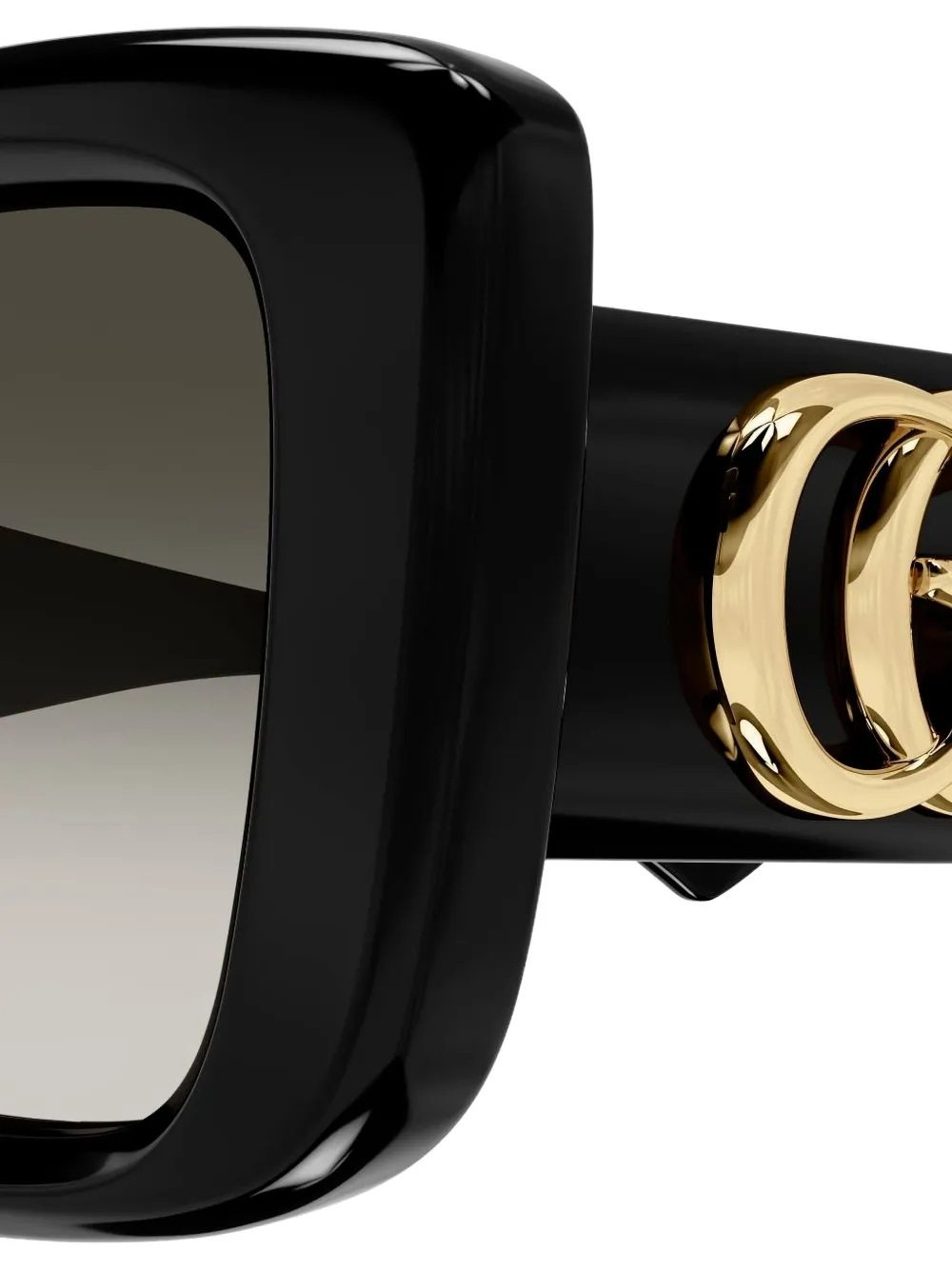 Геометрические солнцезащитные очки GG1975S Gucci, черный — фото 3