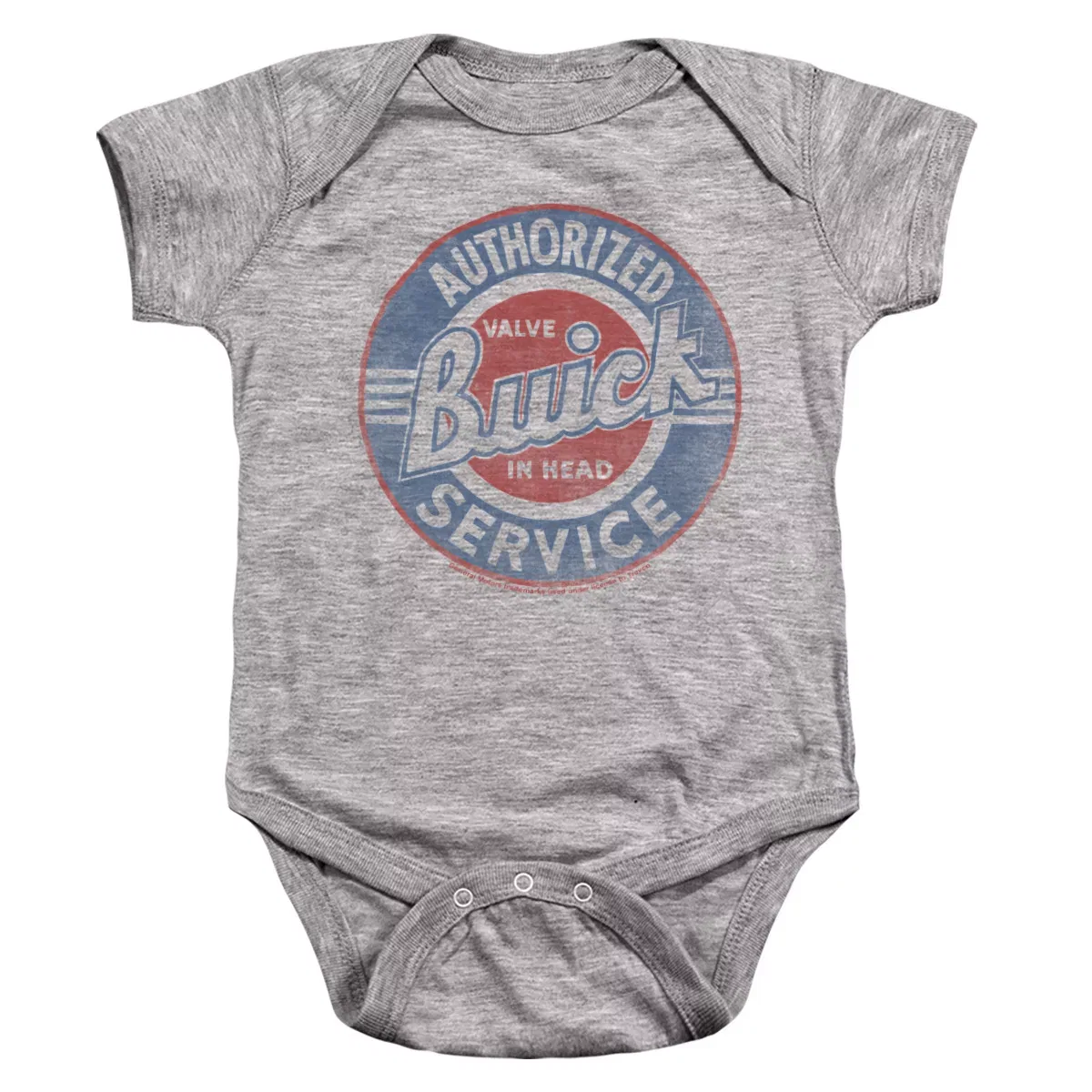 Детское боди с коротким рукавом Baby Buick Service Logo Infant Bodysuit LOGOVISION, Athletic Heather
