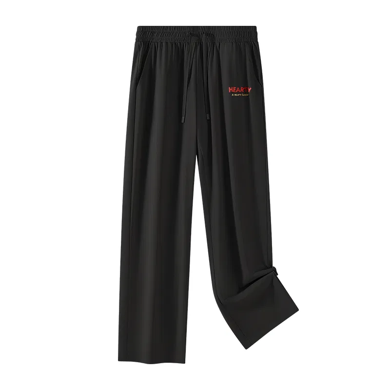 Детские брюки прямого кроя из льняного шелка MINISO, Ice Silk Cooling Khaki — фото 3