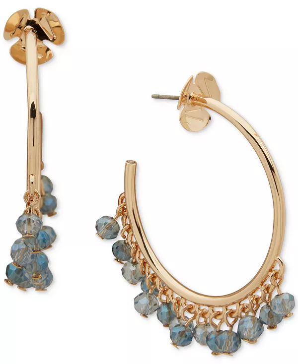 

Серьги-Кольца из бисера Lonna & Lilly, navy