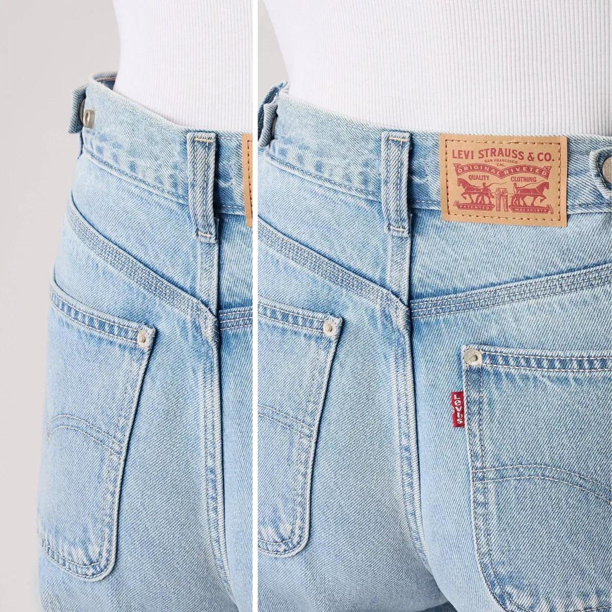 Женские джинсы свободного кроя с высокой посадкой Cinch Baggy Levi's, Summer Job — фото 4