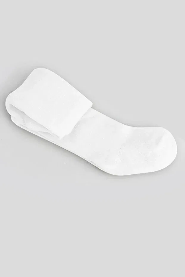 Детские колготки с принтом Organic cotton baby socks derby combed cotton pantyhose Bistyle, White — фото 2