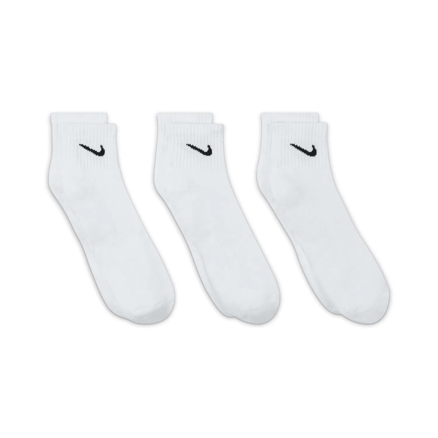 Мужские носки для фитнеса Nike Everyday Cushioned, White/Black — фото 4