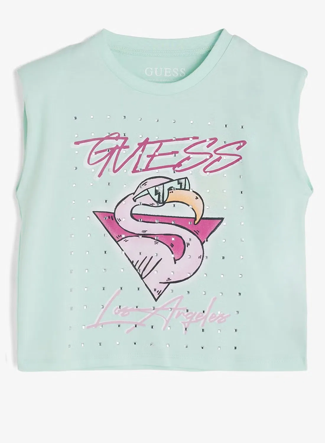 Футболка с графическим принтом Youth Guess, зеленый — фото 2