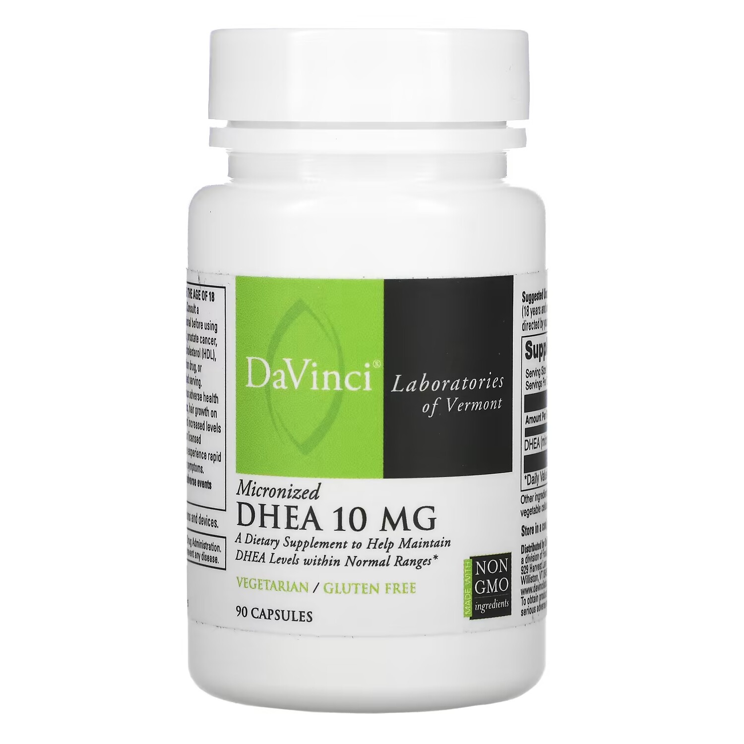 

DaVinci Laboratories of Vermont Микронизированный DHEA, 90 капсул