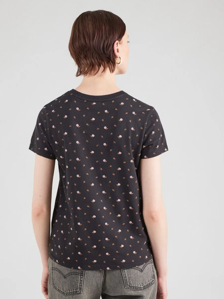 Футболка LEVI'S PERFECT черного цвета — фото 4