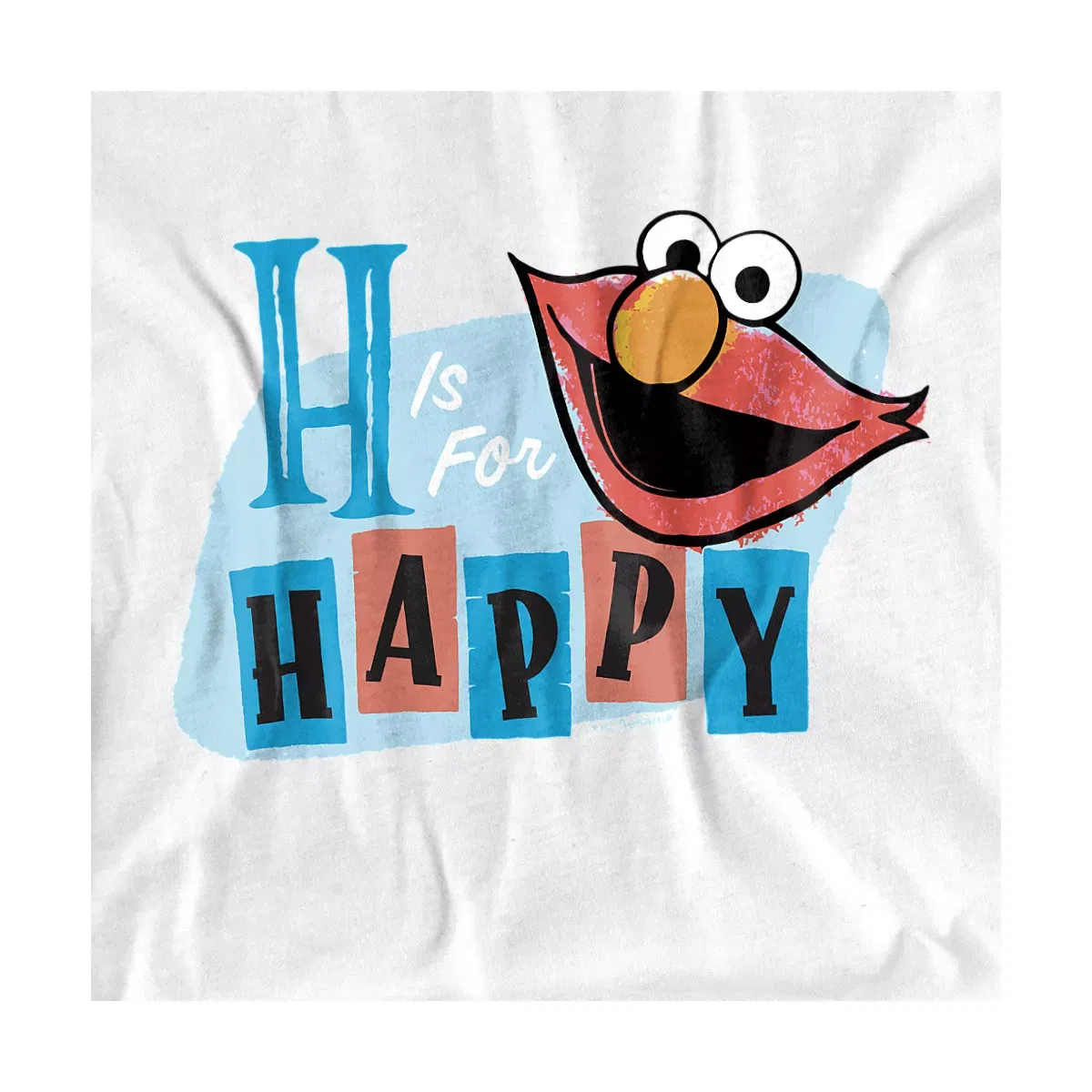 Детский боди-комбинезон с коротким рукавом Sesame Street Street Beats H Is For Happy With Elmo, White — фото 2