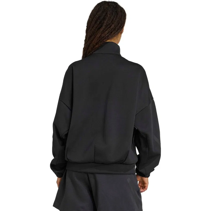 Женский спортивный свитшот Z.N.E. Track Top adidas, Черный — фото 2