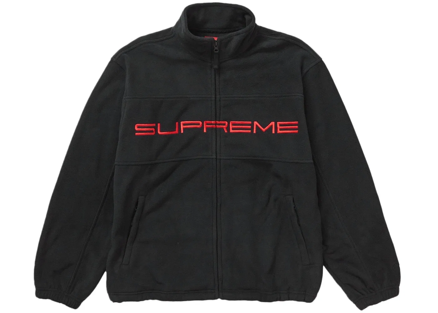 Мужская куртка флисовая Supreme Polartec Zip Jacket (FW23), Black