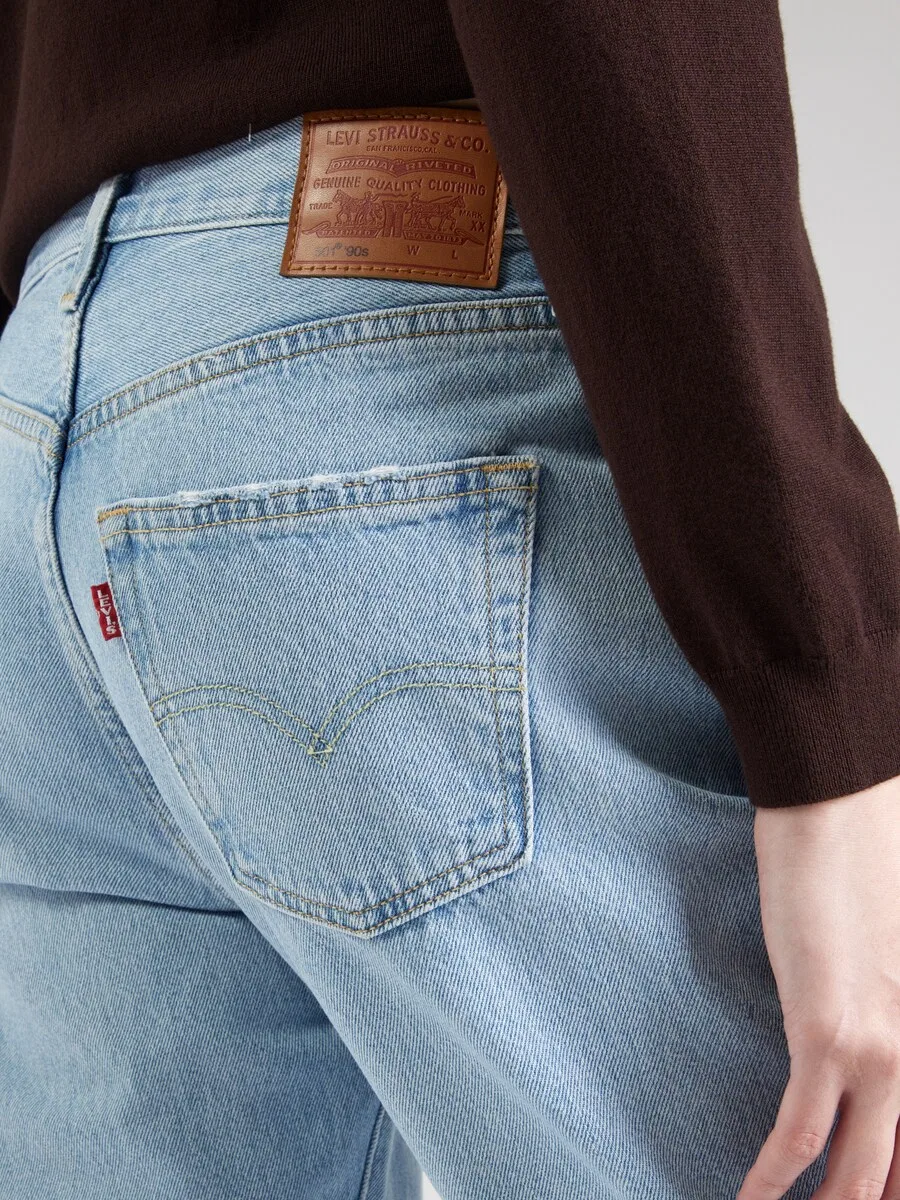 Джинсы LEVI'S Regular '501 '90s Jeans' синего цвета — фото 2