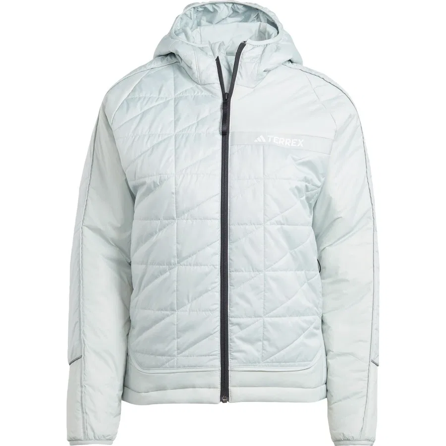 Утепленная куртка с капюшоном Terrex Multi Insulated Hooded Jacket adidas, Серебристый