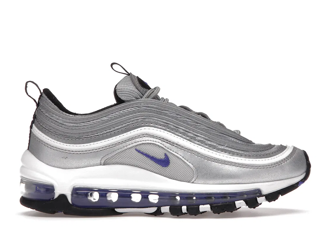 Детские кроссовки Lifestyle Nike Air Max 97, Metallic Silver/Black/White/Persian Violet