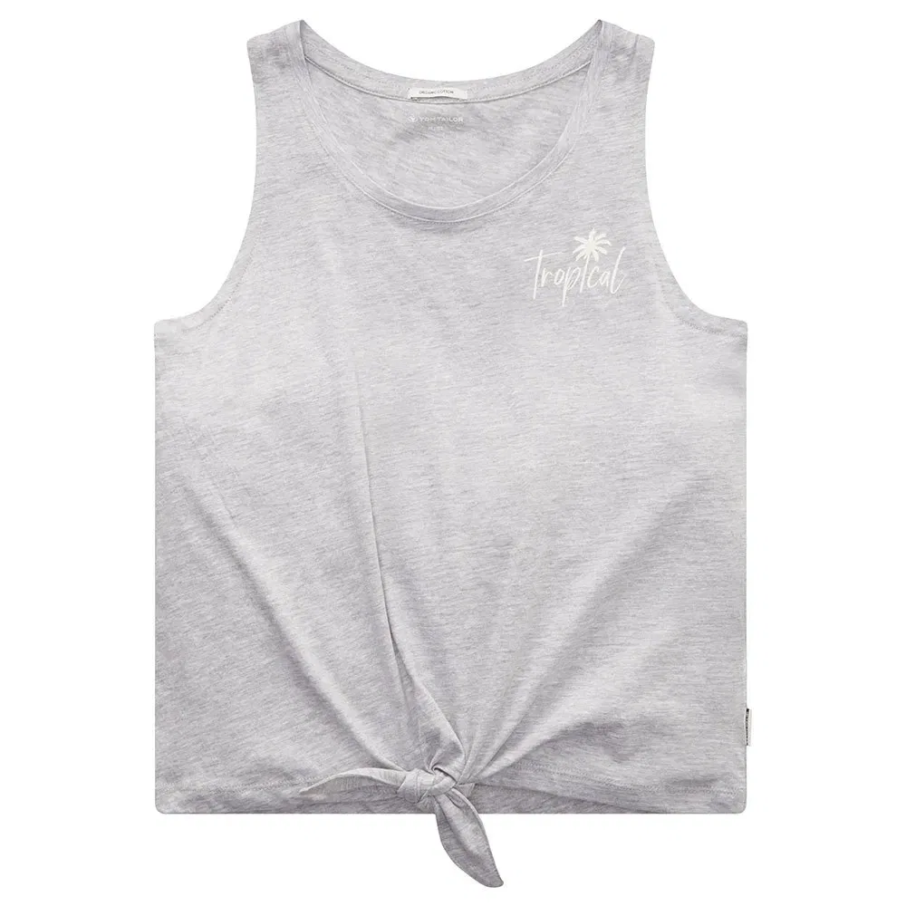 Детская футболка без рукавов Knotted Top Tom tailor, Grey