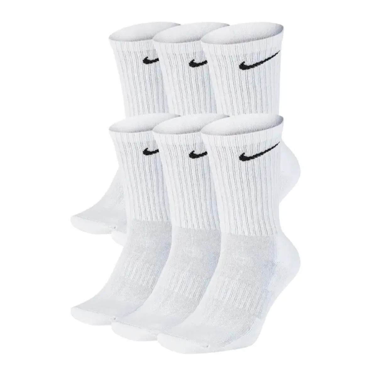 Носки с хлопком Nike Everyday Cotton Cushioned Crew, Ultraweiß