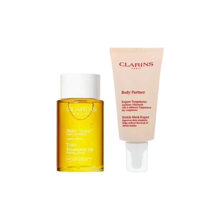 Женский набор для ухода за кожей CLARINS The Beauty Of The Newborn Care Kit, Soothing, Tightening, Wrinkle Reducing, Moisturizing
