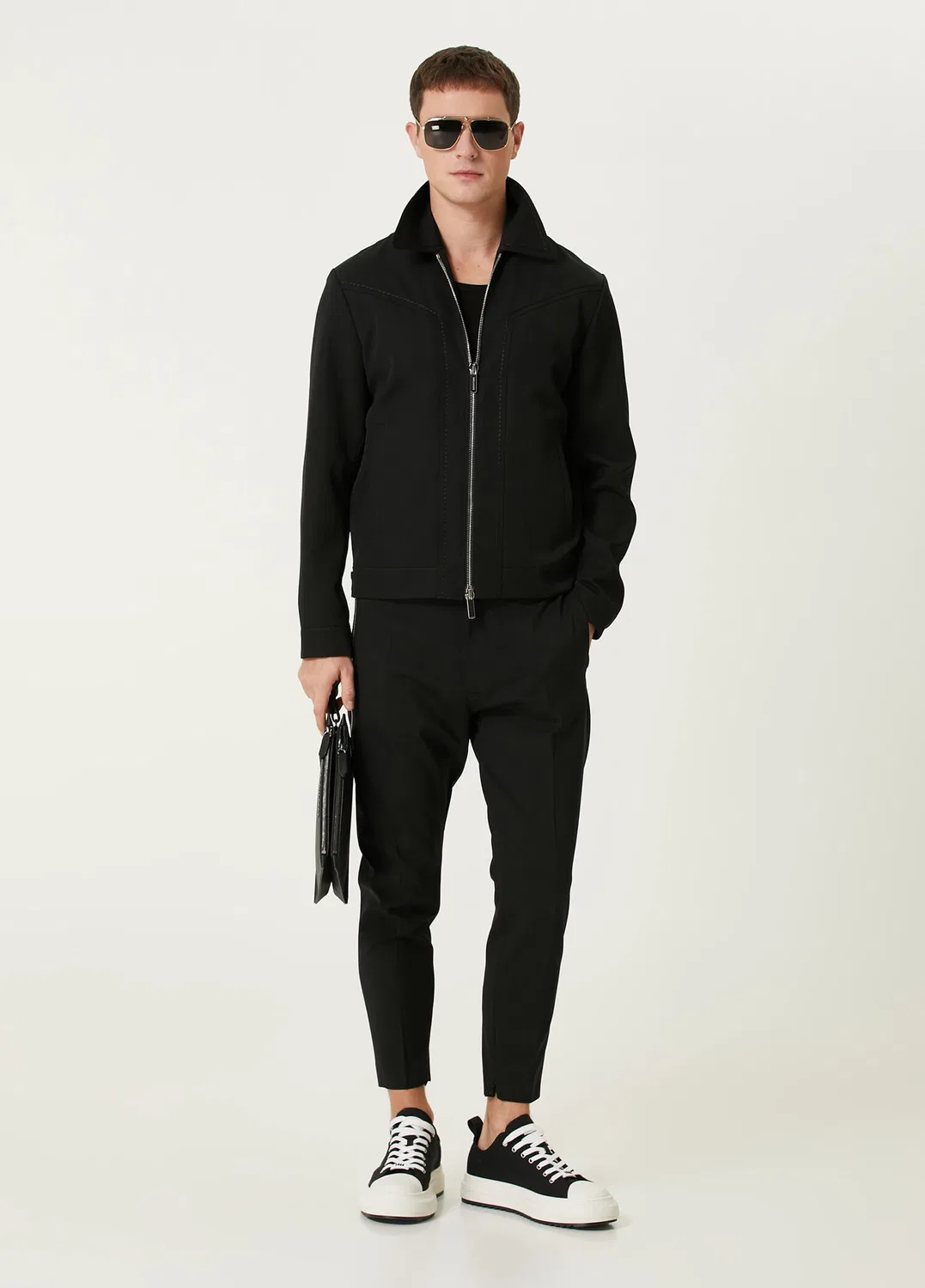 Брюки skinny Dsquared2 Headquarter, black