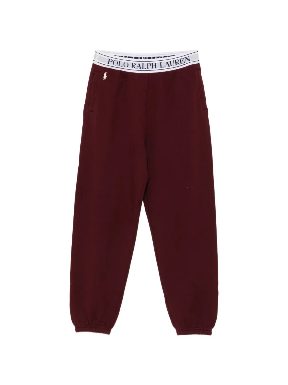 Махровые джоггеры с логотипом POLO RALPH LAUREN KIDS, красный