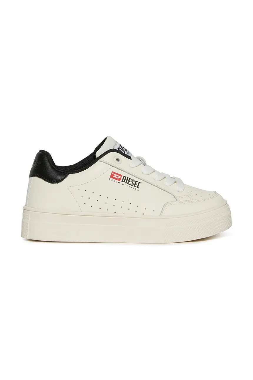

Кроссовки кожаные детские VANEELA S-VANEELA VTG SNEAKERS Diesel, белый