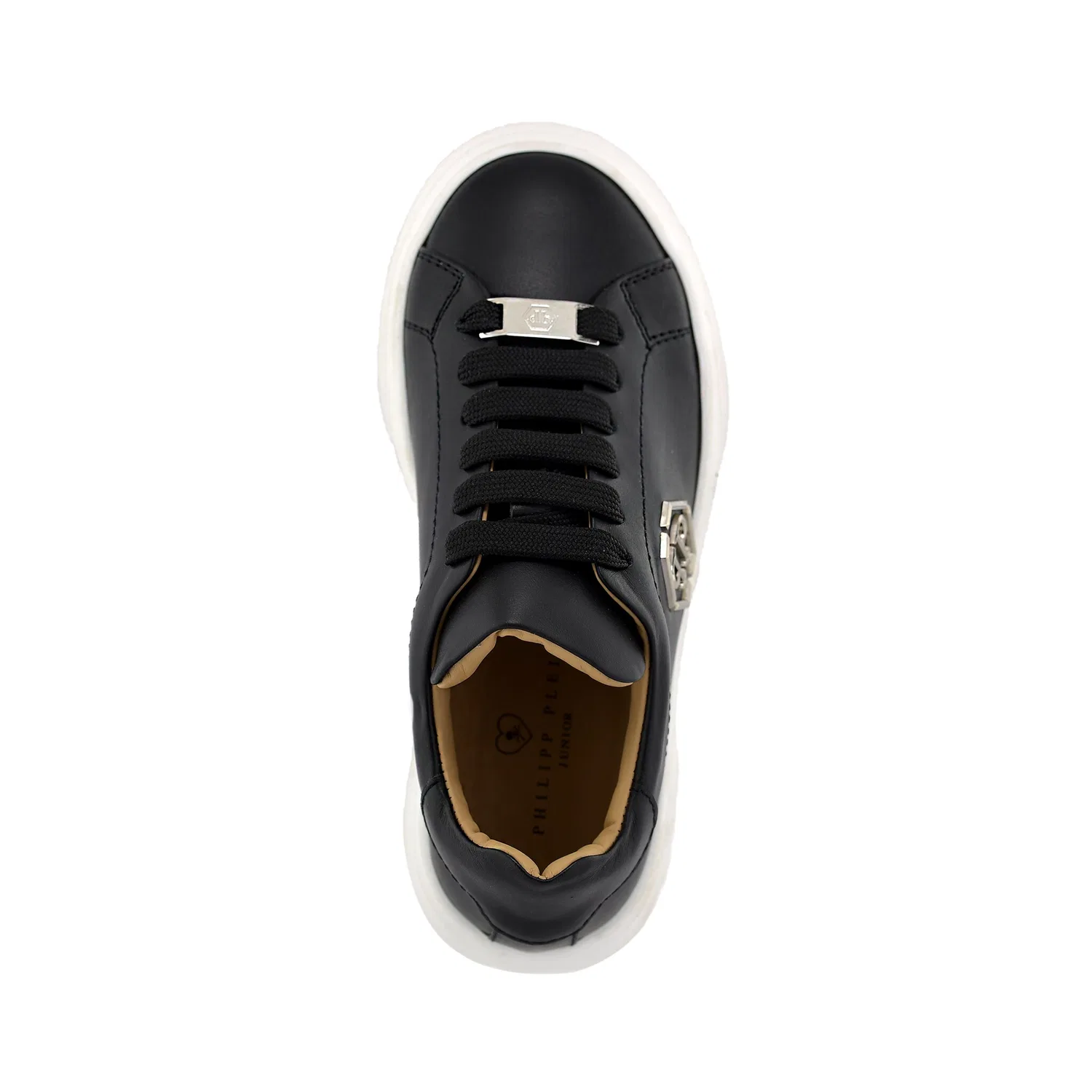 Детские кроссовки с металлическими деталями PHILIPP PLEIN Original, Black — фото 2