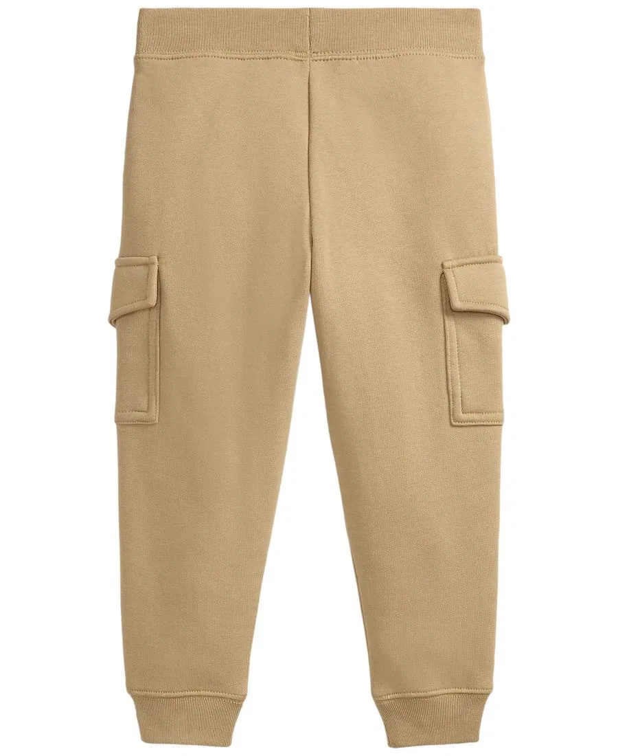 Флисовые карго-джоггеры с эластичным поясом Polo Ralph Lauren, Classic Khaki — фото 2